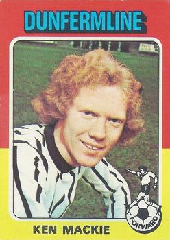 1975-76 Topps Footballers (Scottish, Blue Back) #64 Ken Mackie Front
