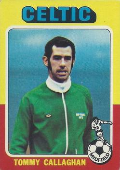 1975-76 Topps Footballers (Scottish, Blue Back) #67 Tommy Callaghan Front