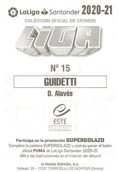 2020-21 Panini LaLiga Santander Este Stickers #15 John Guidetti Back