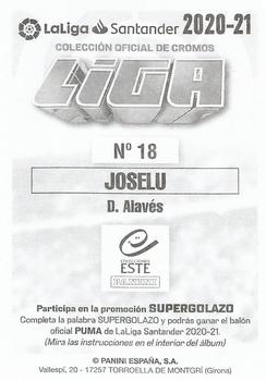 2020-21 Panini LaLiga Santander Este Stickers #18 Joselu Back