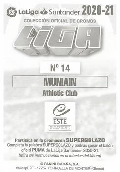 2020-21 Panini LaLiga Santander Este Stickers #14 Iker Muniain Back