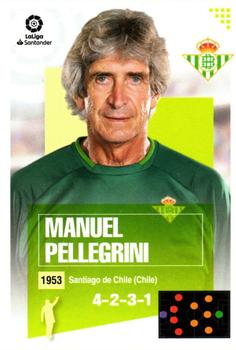 2020-21 Panini LaLiga Santander Este Stickers #1 Manuel Pellegrini Front