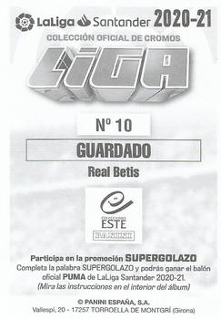 2020-21 Panini LaLiga Santander Este Stickers #10 José Andrés Guardado Back