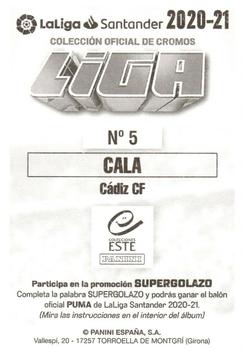 2020-21 Panini LaLiga Santander Este Stickers #5 Cala Back