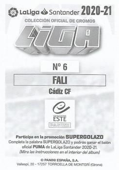2020-21 Panini LaLiga Santander Este Stickers #6 Fali Back
