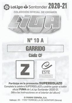 2020-21 Panini LaLiga Santander Este Stickers #10A Jon Ander Garrido Back
