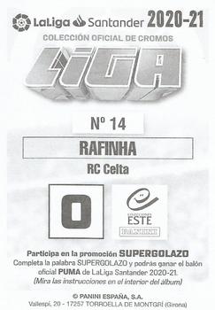 2020-21 Panini LaLiga Santander Este Stickers #14 Rafinha Back
