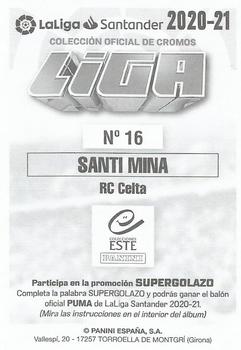 2020-21 Panini LaLiga Santander Este Stickers #16 Santi Mina Back