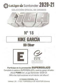 2020-21 Panini LaLiga Santander Este Stickers #18 Kike Garcia Back