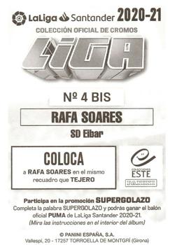 2020-21 Panini LaLiga Santander Este Stickers #4bis Rafa Soares Back