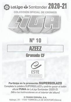 2020-21 Panini LaLiga Santander Este Stickers #10 Ramon Azeez Back