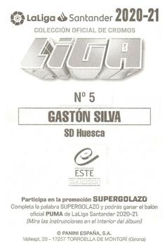 2020-21 Panini LaLiga Santander Este Stickers #5 Gaston Silva Back