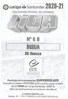 2020-21 Panini LaLiga Santander Este Stickers #6B Pablo Insua Back