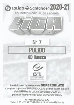 2020-21 Panini LaLiga Santander Este Stickers #7 Jorge Pulido Back