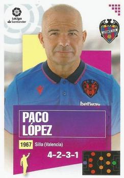 2020-21 Panini LaLiga Santander Este Stickers #1 Paco Lopez Front