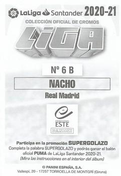 2020-21 Panini LaLiga Santander Este Stickers #6B Nacho Back