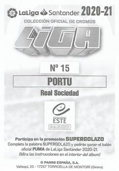 2020-21 Panini LaLiga Santander Este Stickers #15 Portu Back