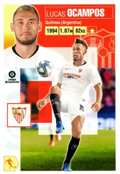 2020-21 Panini LaLiga Santander Este Stickers #14 Lucas Ocampos Front