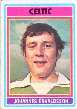 1976-77 Topps Footballers (Scottish, Red backs) #5 Johannes Edvaldsson Front