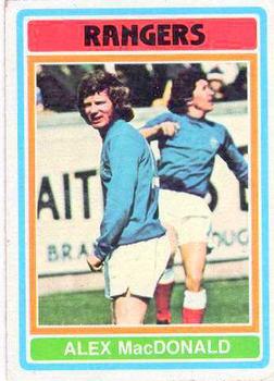 1976-77 Topps Footballers (Scottish, Red backs) #11 Alex MacDonald Front