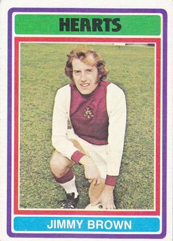 1976-77 Topps Footballers (Scottish, Red backs) #19 Jimmy Brown Front
