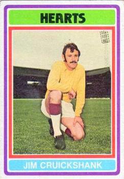 1976-77 Topps Footballers (Scottish, Red backs) #30 Jim Cruickshank Front