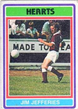 1976-77 Topps Footballers (Scottish, Red backs) #45 Jim Jefferies Front