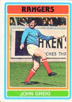 1976-77 Topps Footballers (Scottish, Red backs) #50 John Greig Front