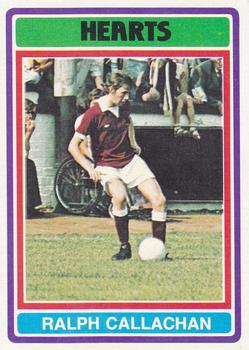 1976-77 Topps Footballers (Scottish, Red backs) #54 Ralph Callachan Front
