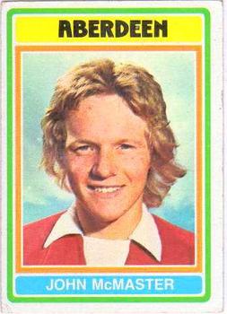 1976-77 Topps Footballers (Scottish, Red backs) #57 John McMaster Front