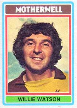 1976-77 Topps Footballers (Scottish, Red backs) #63 Willie Watson Front
