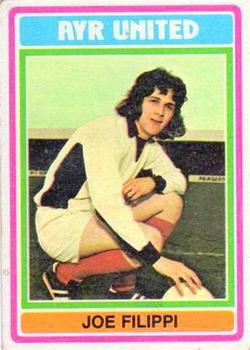 1976-77 Topps Footballers (Scottish, Red backs) #72 Joe Filippi Front