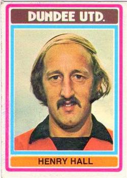 1976-77 Topps Footballers (Scottish, Red backs) #79 Henry Hall Front