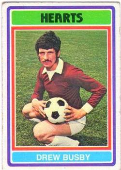 1976-77 Topps Footballers (Scottish, Red backs) #85 Drew Busby Front