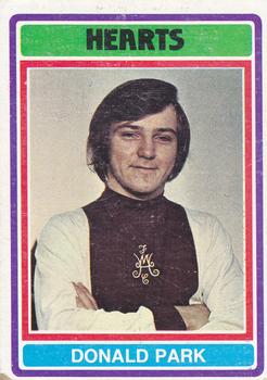 1976-77 Topps Footballers (Scottish, Red backs) #116 Donald Park Front