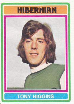 1976-77 Topps Footballers (Scottish, Red backs) #124 Tony Higgins Front