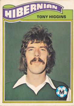 1978-79 Topps Footballers (Scottish, Green backs) #17 Tony Higgins Front