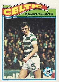 1978-79 Topps Footballers (Scottish, Green backs) #34 Johannes Edvaldsson Front