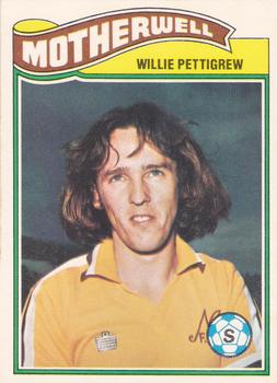 1978-79 Topps Footballers (Scottish, Green backs) #40 Willie Pettigrew Front