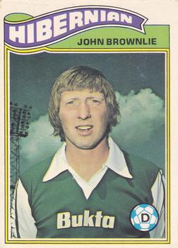 1978-79 Topps Footballers (Scottish, Green backs) #58 John Brownlie Front