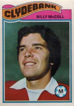 1978-79 Topps Footballers (Scottish, Green backs) #60 Billy McColl Front