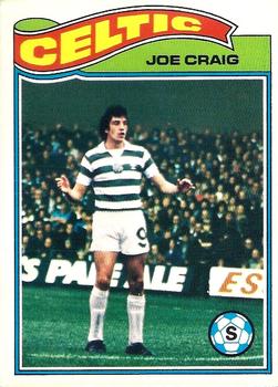 1978-79 Topps Footballers (Scottish, Green backs) #65 Joe Craig Front