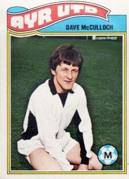 1978-79 Topps Footballers (Scottish, Green backs) #69 Dave McCulloch Front