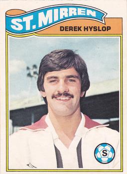 1978-79 Topps Footballers (Scottish, Green backs) #74 Derek Hyslop Front