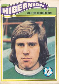 1978-79 Topps Footballers (Scottish, Green backs) #81 Martin Henderson Front