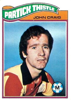 1978-79 Topps Footballers (Scottish, Green backs) #82 John Craig Front