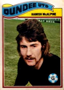 1978-79 Topps Footballers (Scottish, Green backs) #88 Hamish McAlpine Front