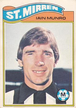 1978-79 Topps Footballers (Scottish, Green backs) #93 Iain Munro Front