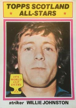 1978-79 Topps Footballers (Scottish, Green backs) #121 Willie Johnston Front