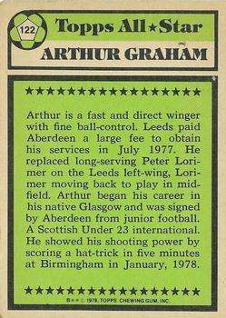 1978-79 Topps Footballers (Scottish, Green backs) #122 Arthur Graham Back